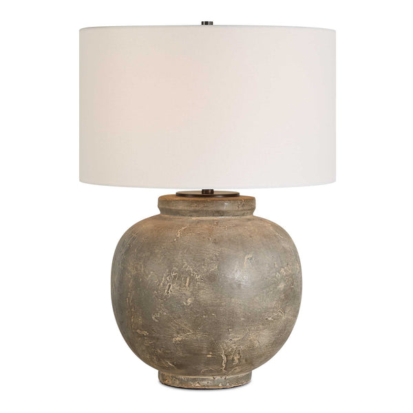 Lighting Rock Of Ages Rust Brown Table Lamp 