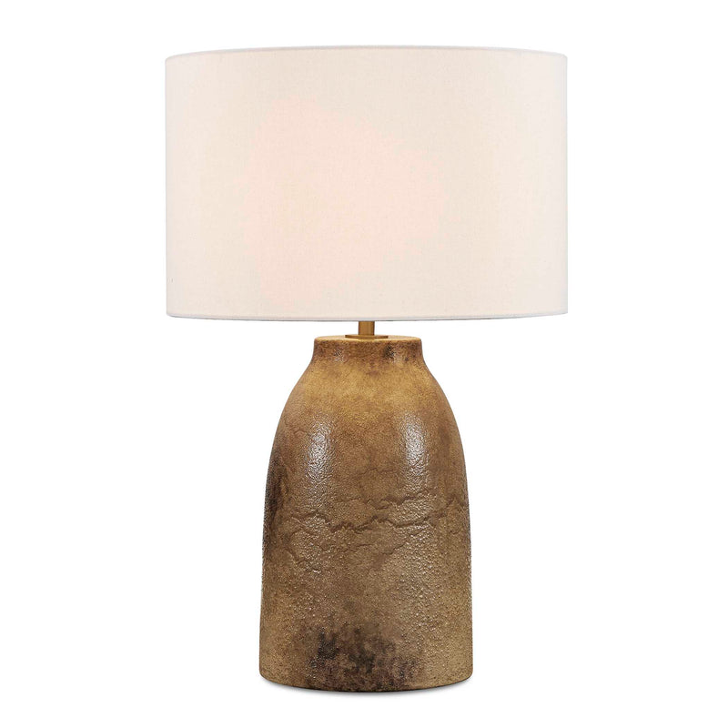 Lighting Harris Mottled Brown Table Lamp 