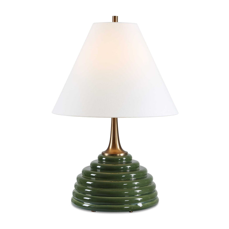 Lighting McKay Dark Green Table Lamp 