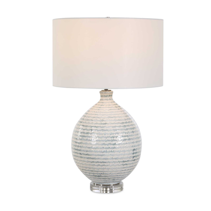 Lighting Clary Horizontally Striped Table Lamp 