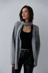  Dakota Scarf Cardigan X-SMALL 