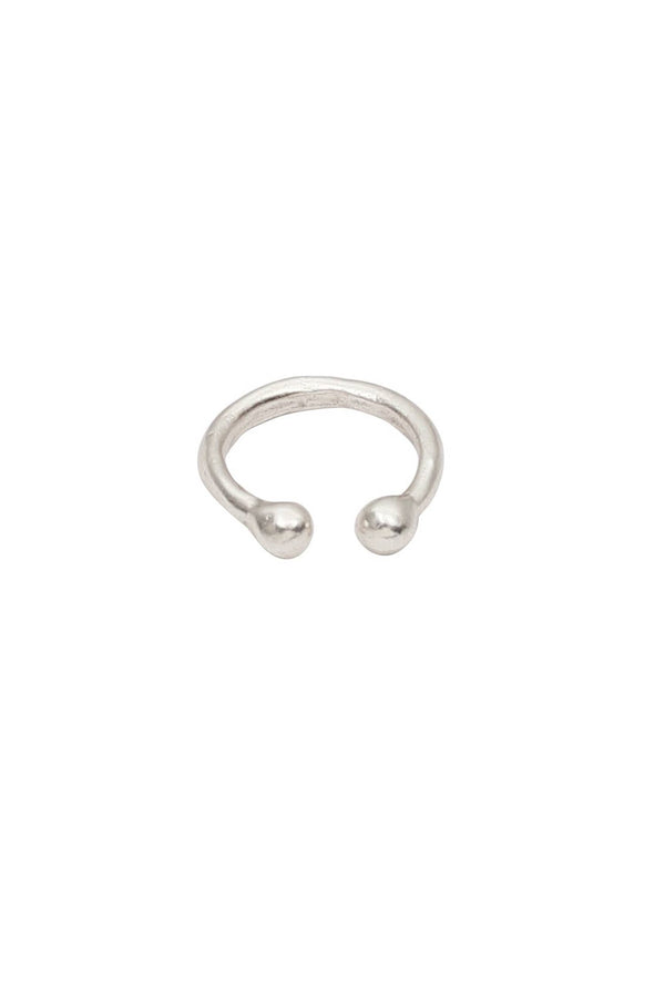  Handmade Brass Ring In Silver Plated - NR6107 