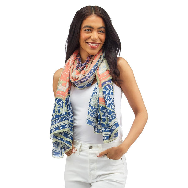 Lifestyle Indian Summer Blue Scarf 