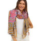 Lifestyle Indian Summer Pink Scarf 