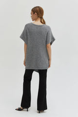  Julienne Cross Over Tunic Sweater 