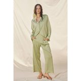  Luna Pants & Shirt Set // Pistachio Large 