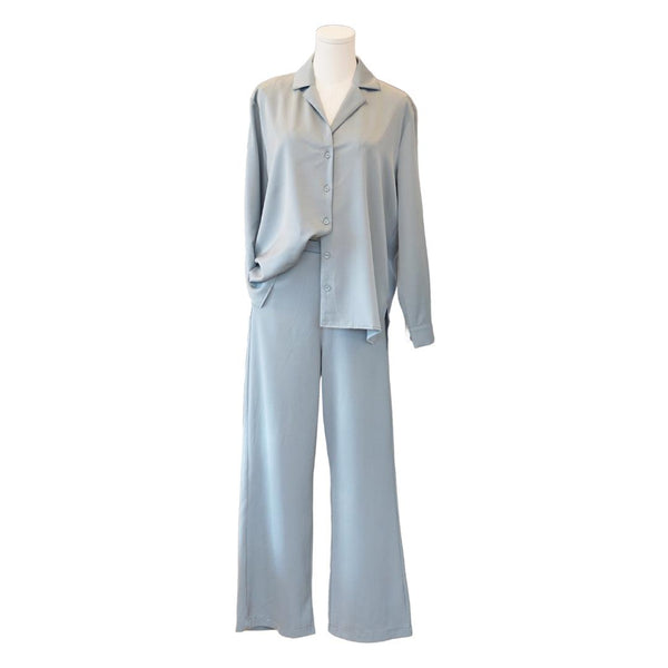 Lifestyle Luna Pants & Shirt Set // Seafoam 