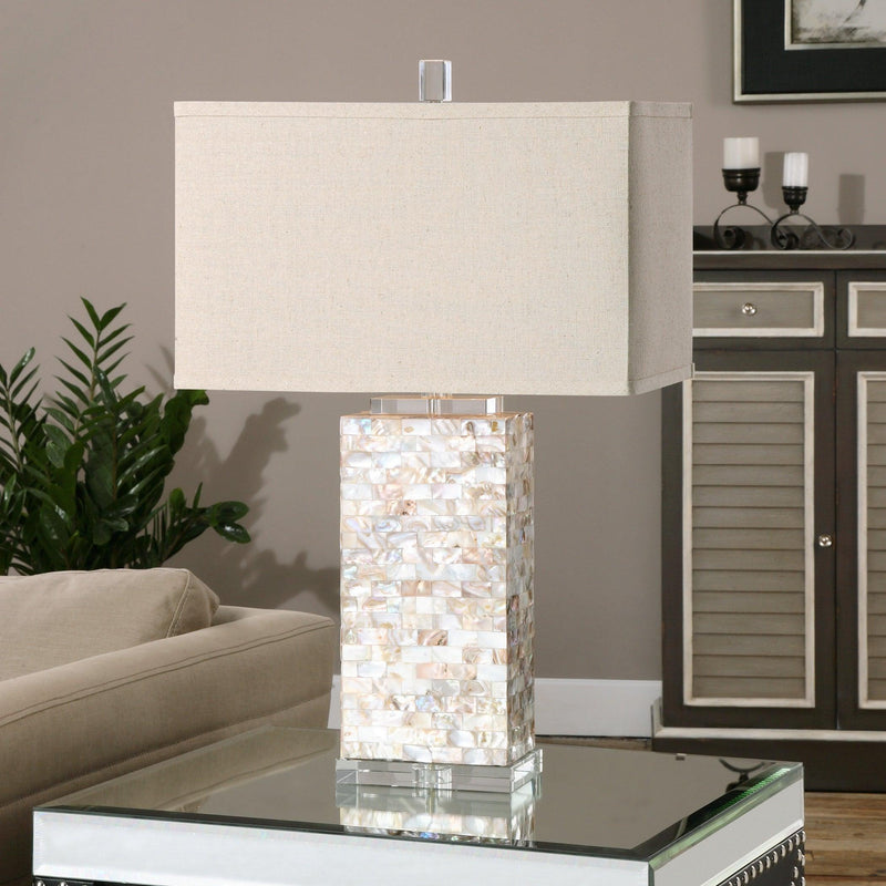 Lighting Aden Capiz Shell Lamp 