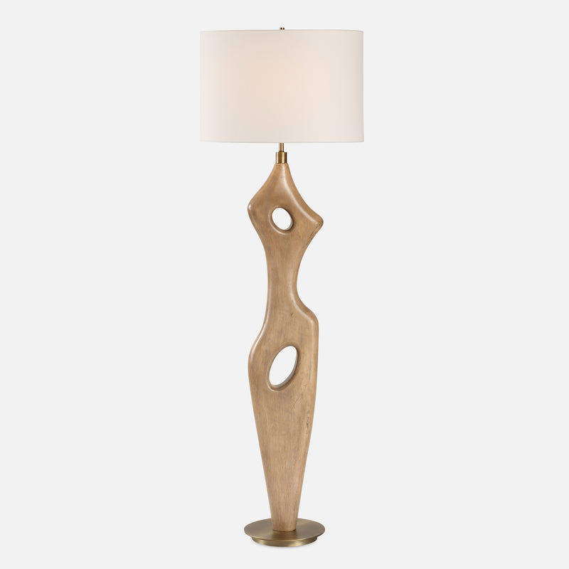 Lighting Almyra Solid Wood Floor Lamp 