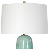 Lighting Andale Crackled Teal Table Lamp 