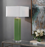 Lighting Aneeza Tropical Green Table Lamp 
