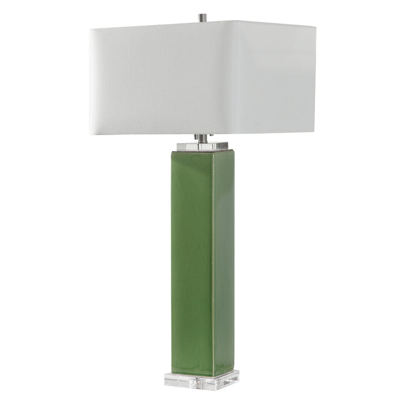 Lighting Aneeza Tropical Green Table Lamp 
