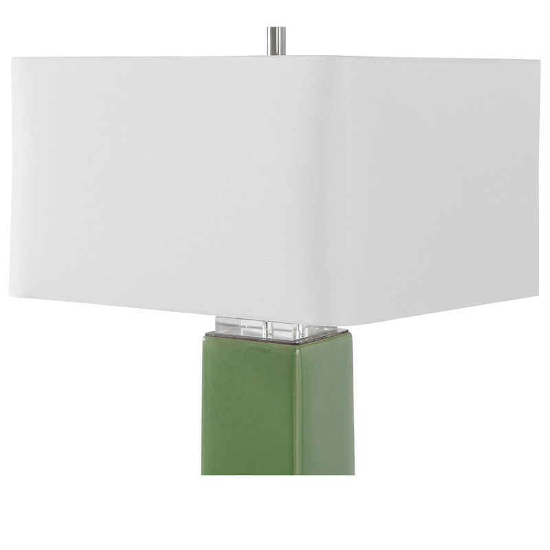Lighting Aneeza Tropical Green Table Lamp 