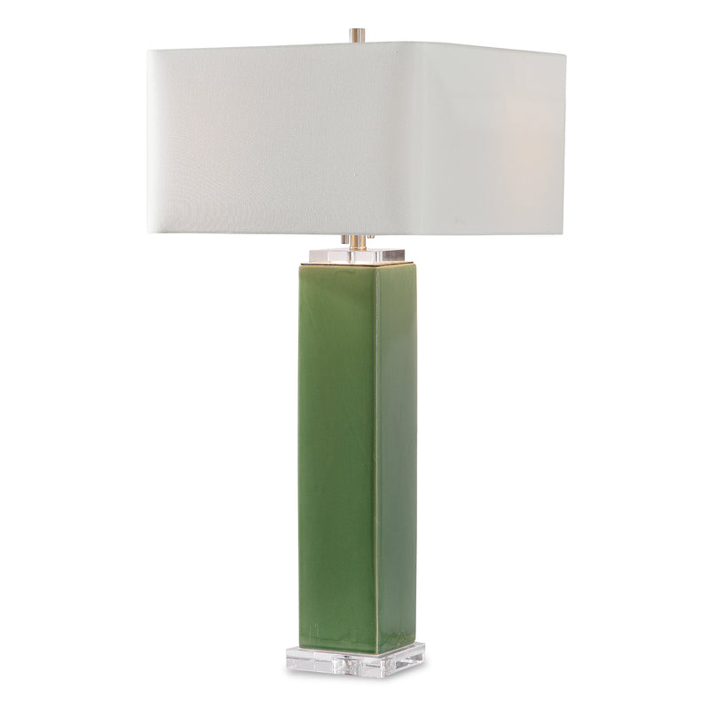 Lighting Aneeza Tropical Green Table Lamp 