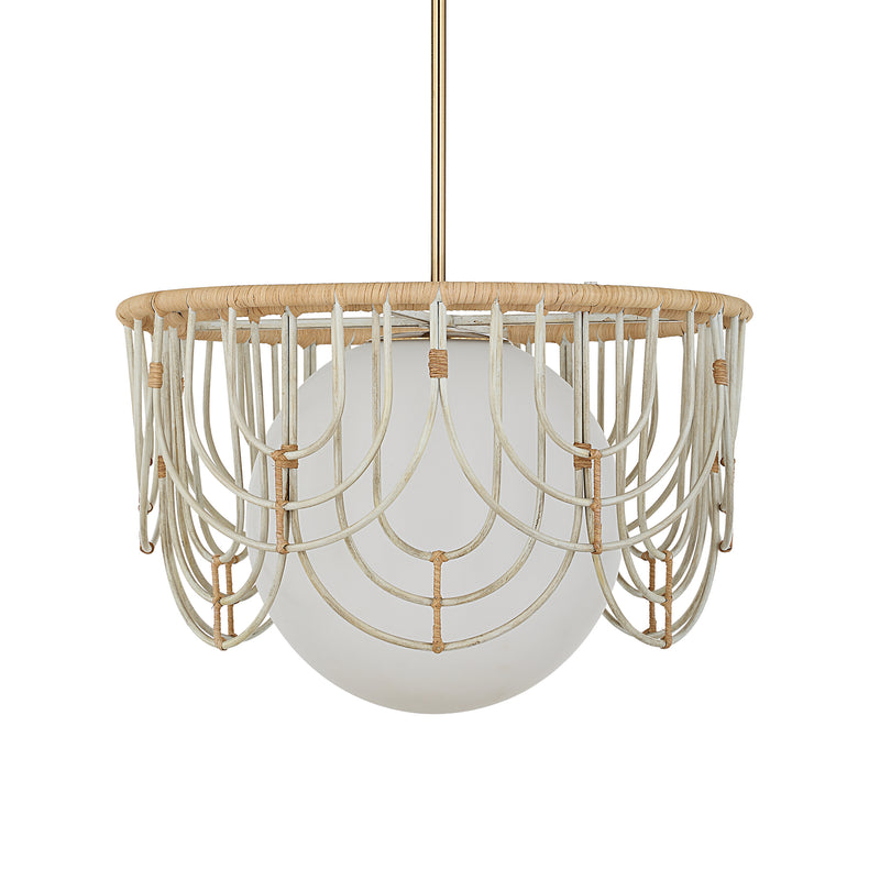 Lighting Arches 1 Light Rattan Pendant 