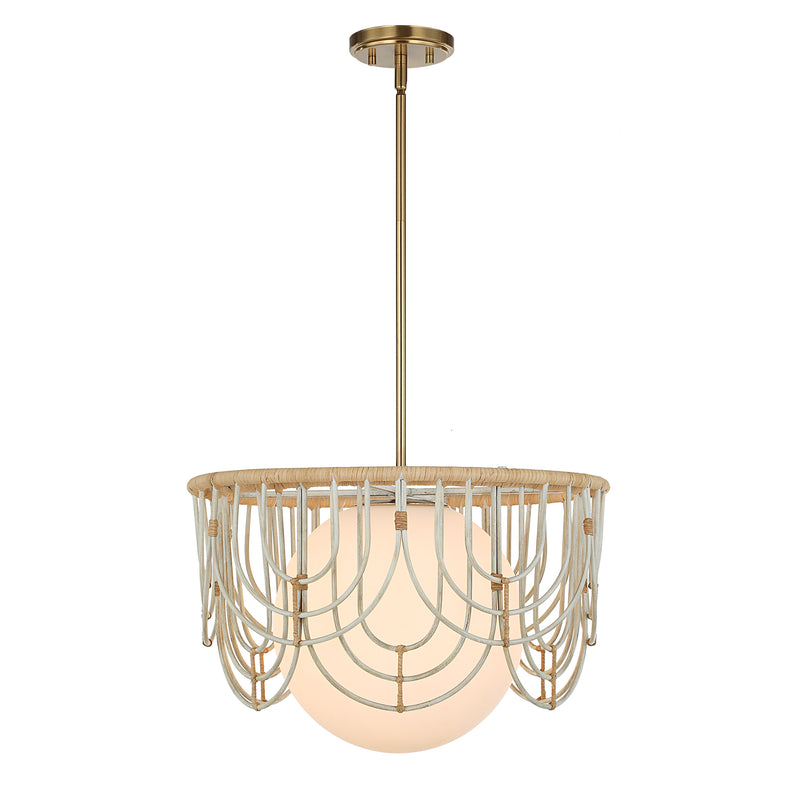 Lighting Arches 1 Light Rattan Pendant 