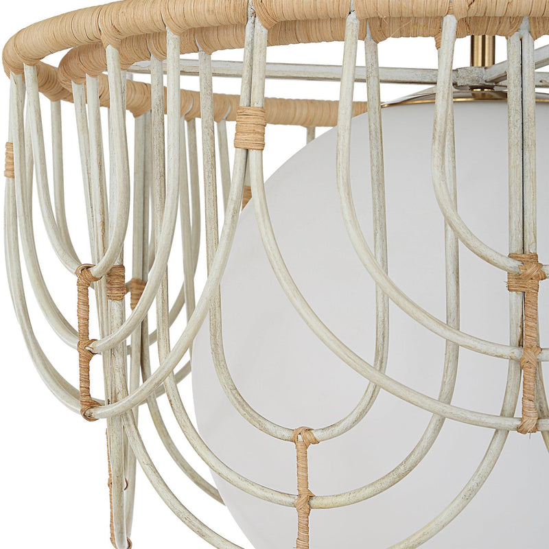Lighting Arches 1 Light Rattan Pendant 