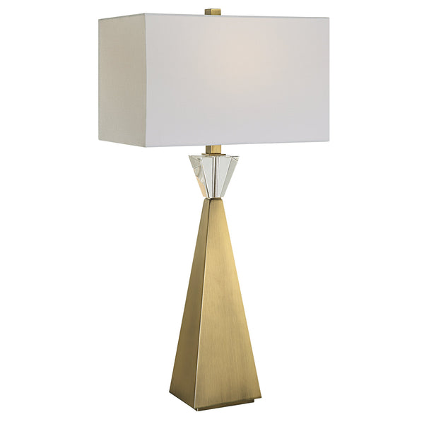 Lighting Arete Modern Brass Table Lamp 