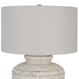 Lighting Artifact Aged Stone Table Lamp 