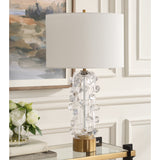 Lighting Aura Clear Glass Table Lamp 