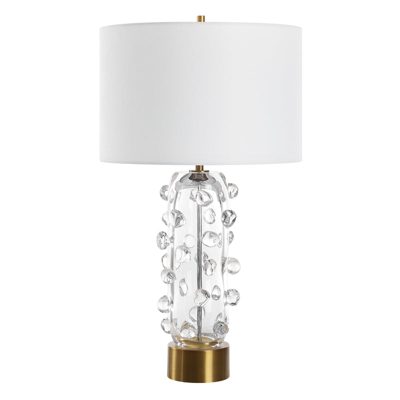 Lighting Aura Clear Glass Table Lamp 