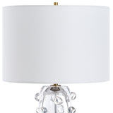 Lighting Aura Clear Glass Table Lamp 