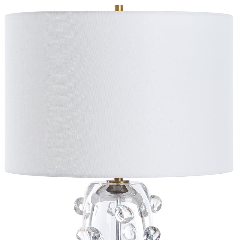 Lighting Aura Clear Glass Table Lamp 