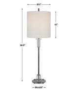 Lighting Aurelia Steel Buffet Lamp 