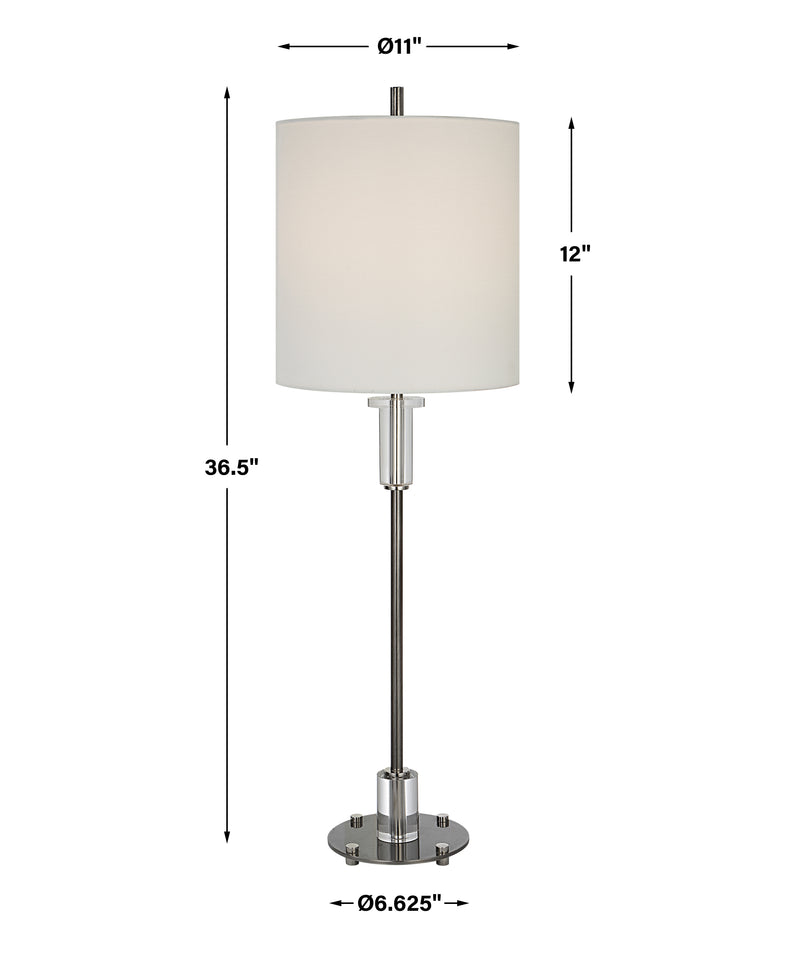 Lighting Aurelia Steel Buffet Lamp 