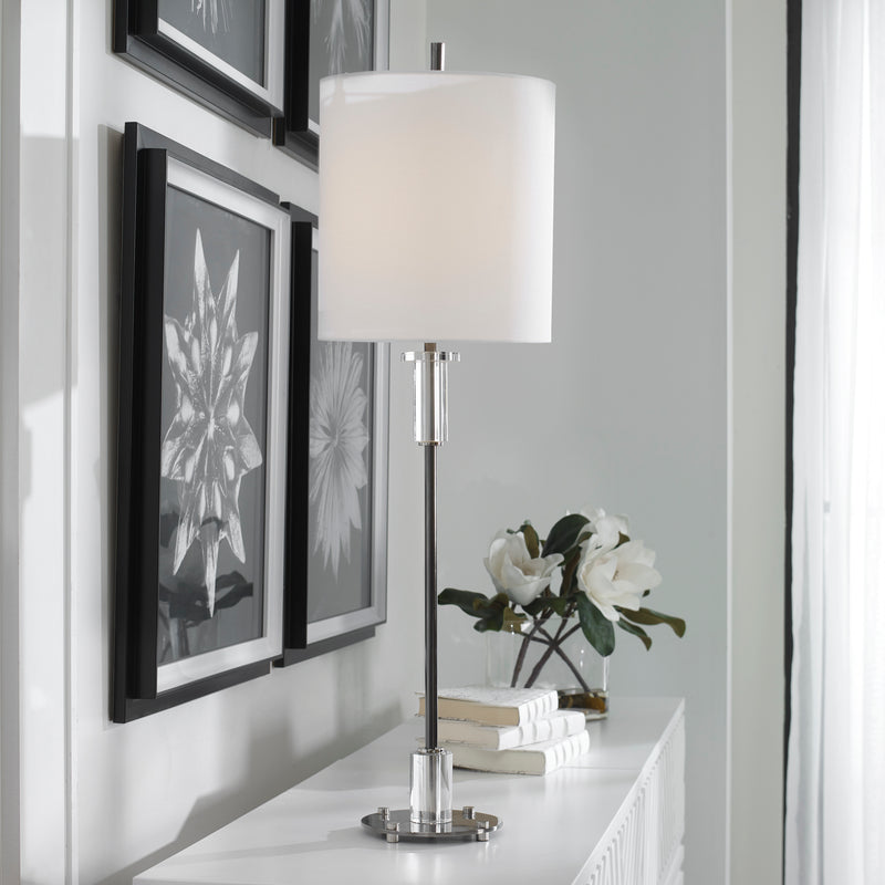 Lighting Aurelia Steel Buffet Lamp 