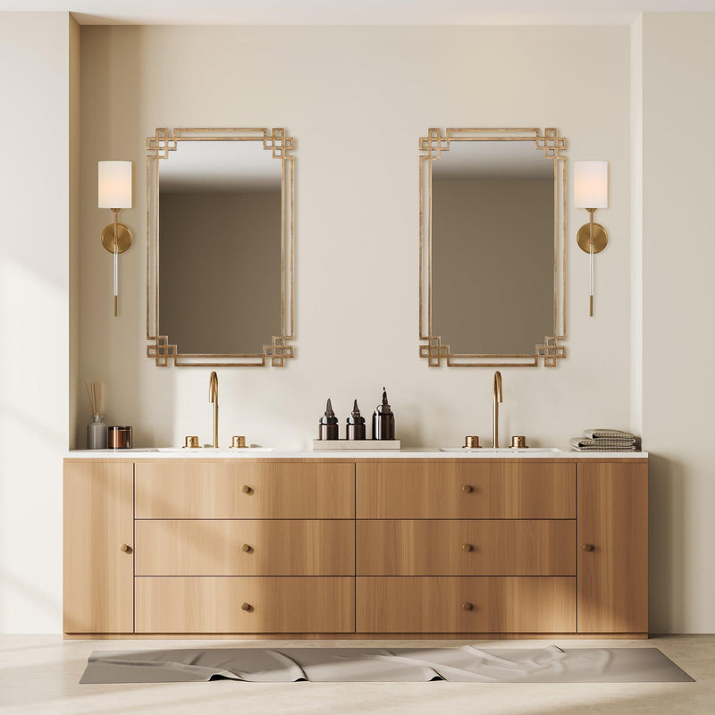 Lighting Awyr 1 Light Brass Sconce 