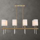 Lighting Awyr 8 Light Linear Chandelier 