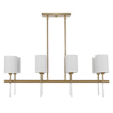 Lighting Awyr 8 Light Linear Chandelier 