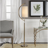 Lighting Balaour Antique Brass Floor Lamp 