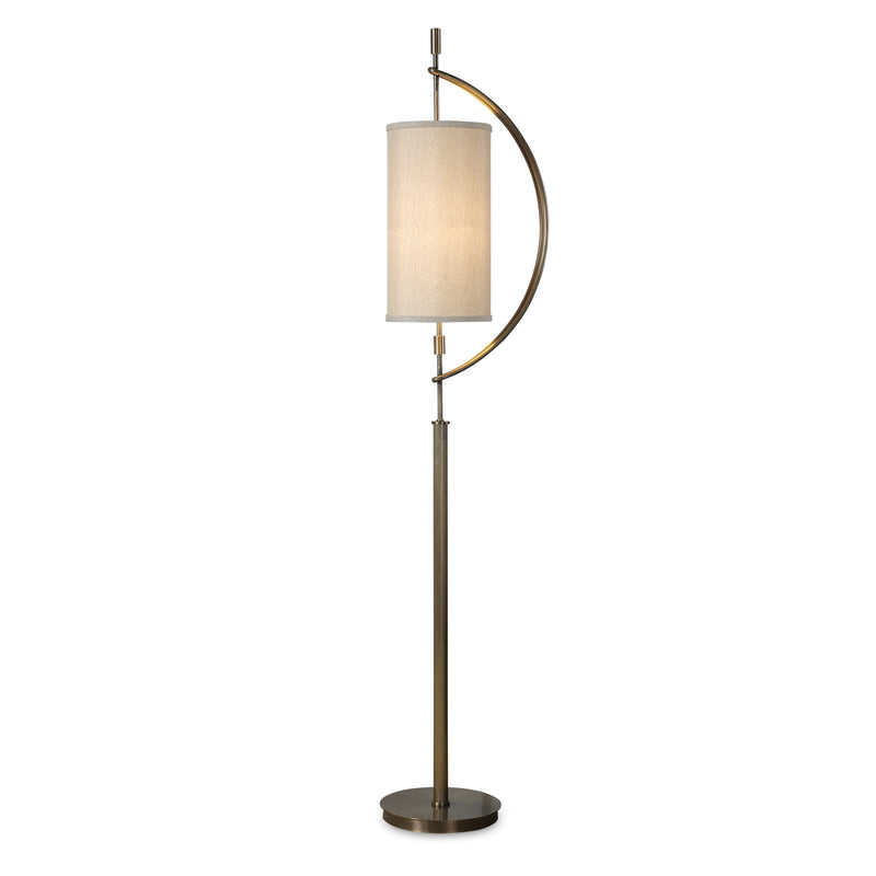 Lighting Balaour Antique Brass Floor Lamp 