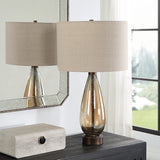 Lighting Baltic Teardrop Glass Table Lamp 