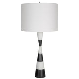 Lighting Bandeau Banded Stone Table Lamp 