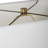 Lighting Basalt Black Stone Table Lamp 