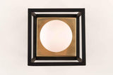 Lighting - Bath And Vanity Aira 1 Light Bath Bracket // Aged Brass & Black 