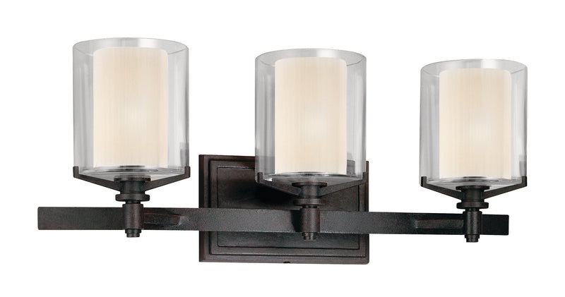 Lighting - Bath And Vanity Arcadia 3 Light Bath // French Iron 