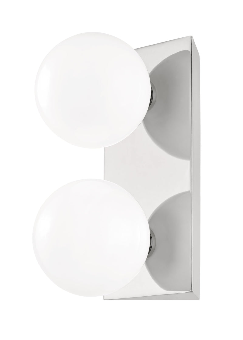 Lighting - Bath And Vanity Aspyn 2 Light Bath Bracket // Polished Nickel 