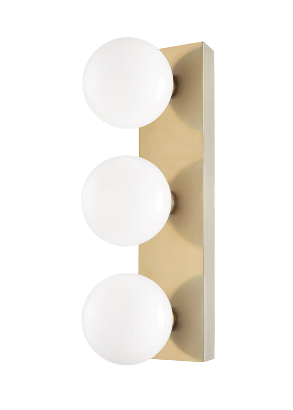 Lighting - Bath And Vanity Aspyn 3 Light Bath Bracket // Aged Brass 