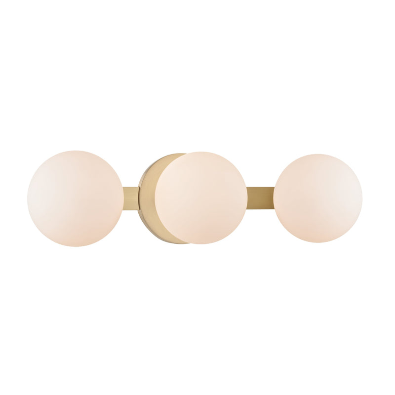 Lighting - Bath And Vanity Baird 3 Light Bath Bracket // Aged Brass 