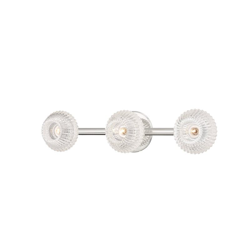 Lighting - Bath And Vanity Barclay 3 Light Bath Bracket // Polished Nickel 