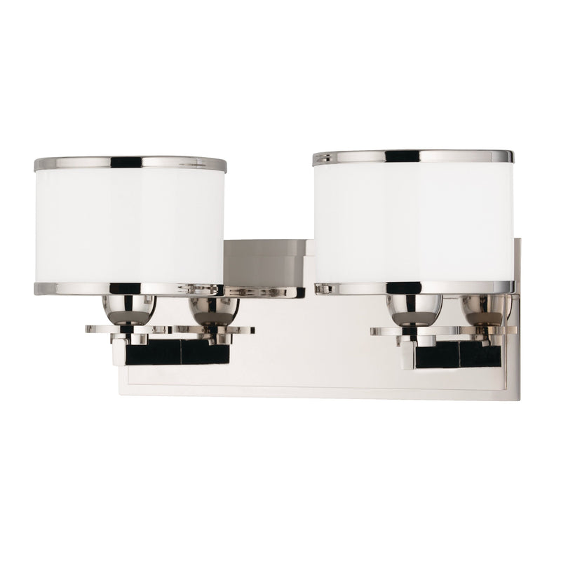 Lighting - Bath And Vanity Basking Ridge 2 Light Bath Bracket // Polished Nickel 