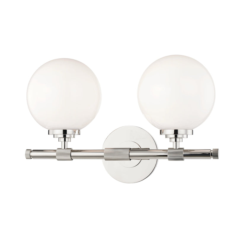 Lighting - Bath And Vanity Bowery 2 Light Bath Bracket // Polished Nickel 