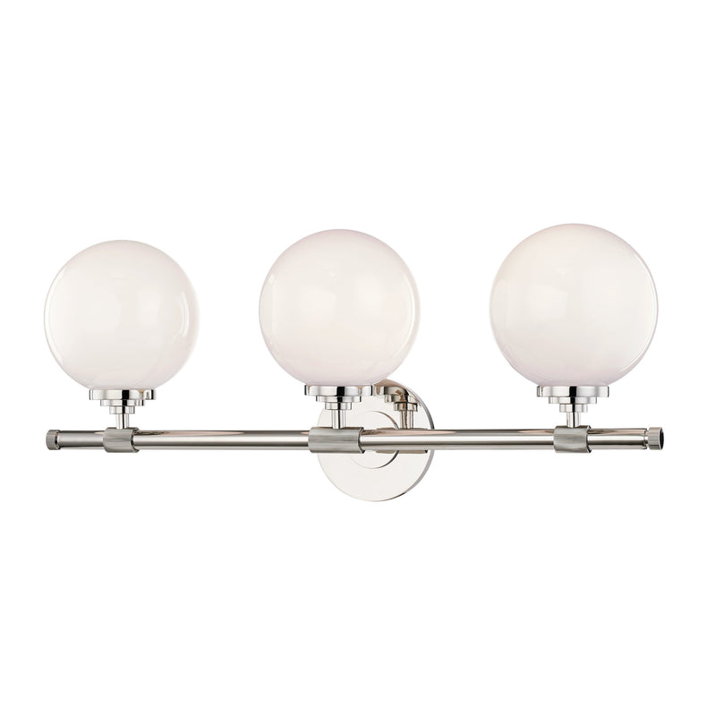 Lighting - Bath And Vanity Bowery 3 Light Bath Bracket // Polished Nickel 