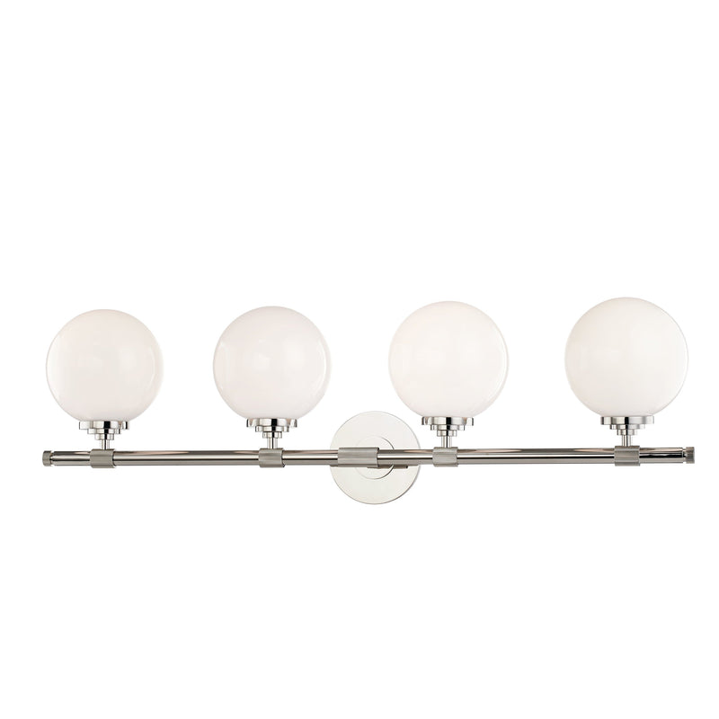 Lighting - Bath And Vanity Bowery 4 Light Bath Bracket // Polished Nickel 