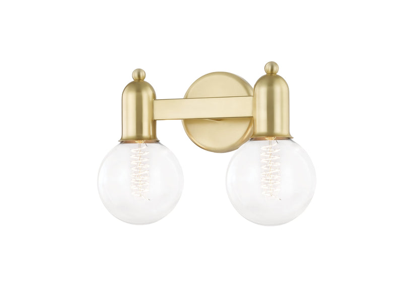 Lighting - Bath And Vanity Bryce 2 Light Bath Bracket // Aged Brass 