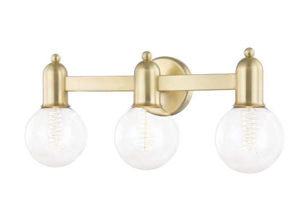 Lighting - Bath And Vanity Bryce 3 Light Bath Bracket // Aged Brass 